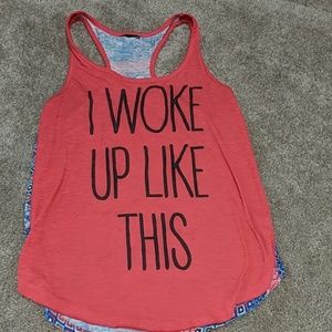 I woke up like this tank